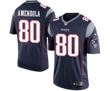 Youth Nike New England Patriots #80 Danny Amendola Navy Blue Team Color NFL Jersey