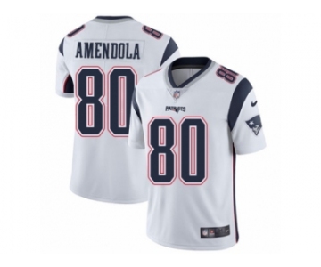 Youth Nike New England Patriots #80 Danny Amendola Vapor Untouchable Limited White NFL Jersey