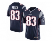 Youth Nike New England Patriots #83 Dwayne Allen Limited Navy Blue Team Color NFL Jersey