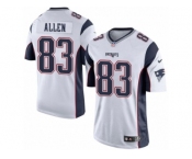 Youth Nike New England Patriots #83 Dwayne Allen Limited White NFL Jersey