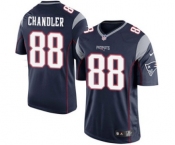 Youth Nike New England Patriots #88 Scott Chandler Navy Blue Team Color NFL Jersey