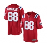 Youth Nike New England Patriots #88 Scott Chandler Red Alternate NFL Jersey