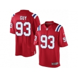 Youth Nike New England Patriots #93 Lawrence Guy Elite Red Alternate NFL Jersey