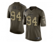 Youth Nike New England Patriots #94 Kony Ealy Limited Green Salute to Service NFL Jersey