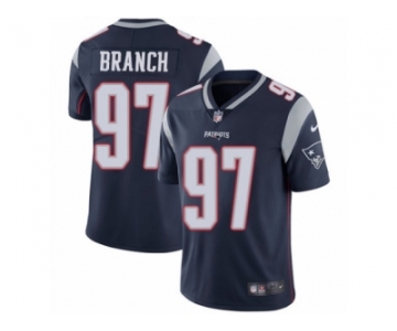 Youth Nike New England Patriots #97 Alan Branch Vapor Untouchable Limited Navy Blue Team Color NFL Jersey