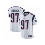 Youth Nike New England Patriots #97 Alan Branch Vapor Untouchable Limited White NFL Jersey