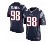 Youth Nike New England Patriots #98 Trey Flowers Limited Navy Blue Team Color NFL Jersey