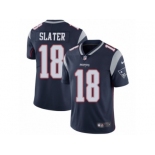 Youth Nike Patriots #18 Matt Slater Navy Blue Team Color Stitched NFL Vapor Untouchable Limited Jersey