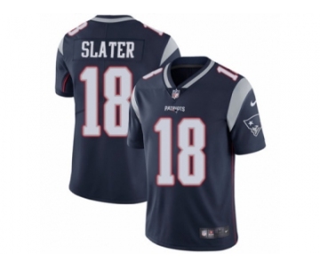 Youth Nike Patriots #18 Matt Slater Navy Blue Team Color Stitched NFL Vapor Untouchable Limited Jersey