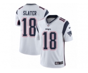 Youth Nike Patriots #18 Matt Slater White Stitched NFL Vapor Untouchable Limited Jersey