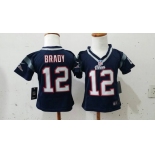 nike kids nfl jerseys new england patriots #12 brady blue[nike]