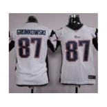 nike youth nfl jerseys New England Patriots #87 Rob Gronkowski white [nike]