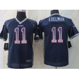 nike youth nfl jerseys new england patriots #11 edelman blue[Elite drift fashion]