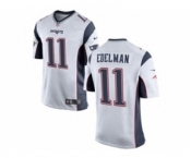 nike youth nfl jerseys new england patriots #11 edelman white[2015 new nike]