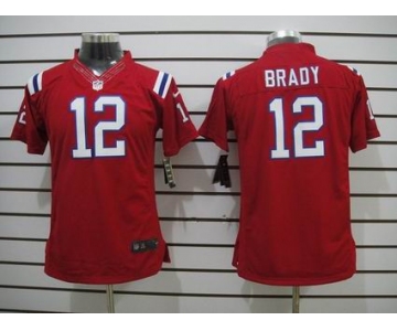 nike youth nfl jerseys new england patriots #12 tom brady red[nike limited]