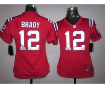 nike youth nfl jerseys new england patriots #12 tom brady red[nike]