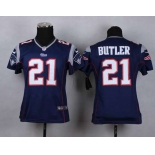 nike youth nfl jerseys new england patriots #21 butler blue[nike]