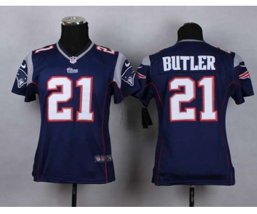 nike youth nfl jerseys new england patriots #21 butler blue[nike]