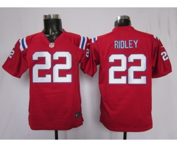 nike youth nfl jerseys new england patriots #22 stevan ridley red[nike]