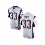 nike youth nfl jerseys new england patriots #33 dion lewis white[nike]