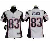 nike youth nfl jerseys new england patriots #83 welker white[nike]