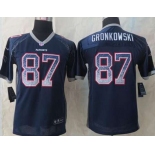 nike youth nfl jerseys new england patriots #87 gronkowski blue[Elite drift fashion]