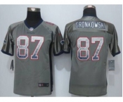 nike youth nfl jerseys new england patriots #87 gronkowski grey[Elite drift fashion]