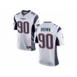 nike youth nfl jerseys new england patriots #90 malcom brown white[nike]