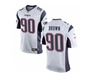 nike youth nfl jerseys new england patriots #90 malcom brown white[nike]