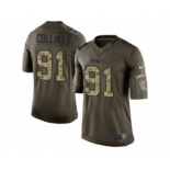 nike youth nfl jerseys new england patriots #91 jamie collins army green[nike Limited Salute To Service]