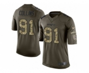 nike youth nfl jerseys new england patriots #91 jamie collins army green[nike Limited Salute To Service]