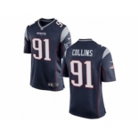 nike youth nfl jerseys new england patriots #91 jamie collins blue[nike]