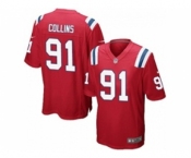 nike youth nfl jerseys new england patriots #91 jamie collins red[nike]