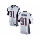 nike youth nfl jerseys new england patriots #91 jamie collins white[nike]