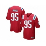 nike youth nfl jerseys new england patriots #95 jones red[nike]