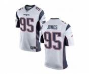 nike youth nfl jerseys new england patriots #95 jones white[nike]