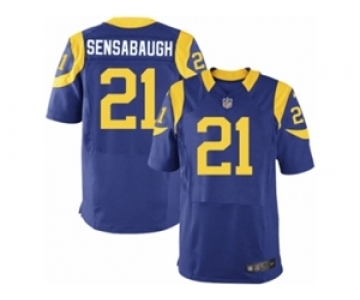 Men's Nike Los Angeles Rams #21 Coty Sensabaugh Elite Royal Blue Alternate NFL Jersey