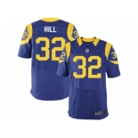 Men's Nike Los Angeles Rams #32 Troy Hill Elite Royal Blue Alternate NFL Jersey