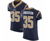 Men's Nike Los Angeles Rams #35 C.J. Anderson Navy Blue Team Color Vapor Untouchable Elite Player NFL Jersey