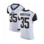 Men's Nike Los Angeles Rams #35 C.J. Anderson White Vapor Untouchable Elite Player NFL Jersey