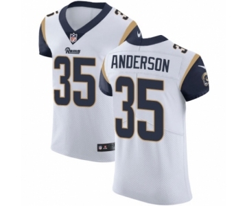 Men's Nike Los Angeles Rams #35 C.J. Anderson White Vapor Untouchable Elite Player NFL Jersey