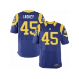 Men's Nike Los Angeles Rams #45 Zach Laskey Elite Royal Blue Alternate NFL Jersey