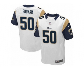 Men's Nike Los Angeles Rams #50 Samson Ebukam Elite White NFL Jersey