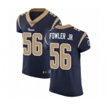 Men's Nike Los Angeles Rams #56 Dante Fowler Jr Navy Blue Team Color Vapor Untouchable Elite Player NFL Jersey