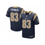 Men's Nike Los Angeles Rams #83 Josh Reynolds Elite Navy Blue Team Color NFL Jersey