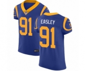 Men's Nike Los Angeles Rams #91 Dominique Easley Royal Blue Alternate Vapor Untouchable Elite Player NFL Jersey