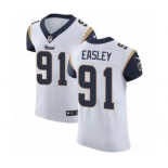 Men's Nike Los Angeles Rams #91 Dominique Easley White Vapor Untouchable Elite Player NFL Jersey