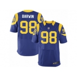 Men's Nike Los Angeles Rams #98 Connor Barwin Elite Royal Blue Alternate NFL Jersey