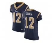 Nike Los Angeles Rams #12 Brandin Cooks Navy Blue Team Color Men Stitched NFL Vapor Untouchable Elite Jersey