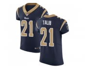 Nike Los Angeles Rams #21 Aqib Talib Navy Blue Team Color Men Stitched NFL Vapor Untouchable Elite Jersey